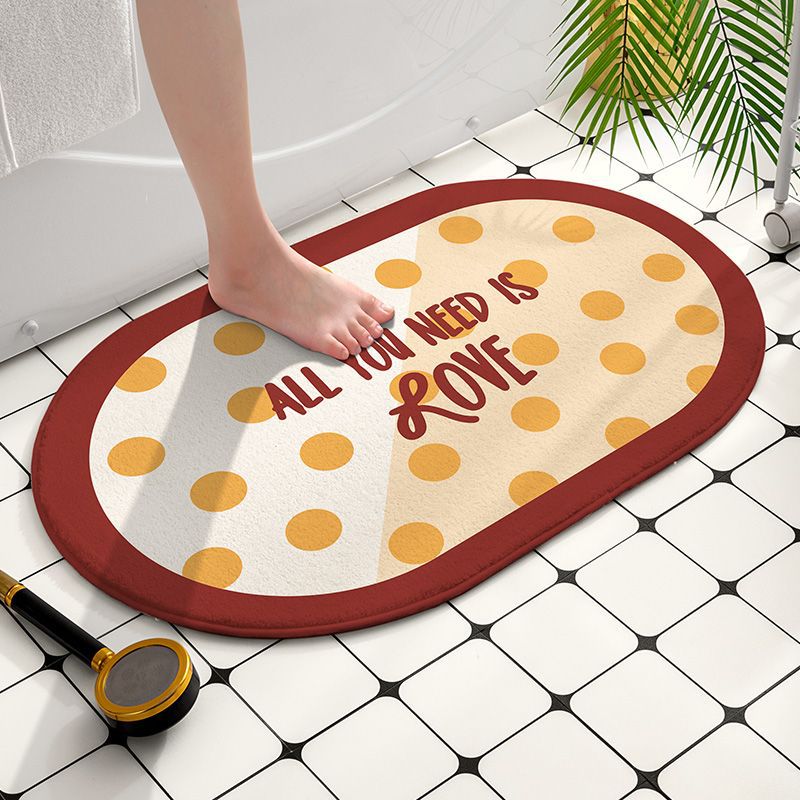 Bathroom Rug 40x60cm Water Absorbent Mat Anti-Slip Bottom Bathroom Rug 40x60cm Water Absorbent Mat Anti-Slip Bottom